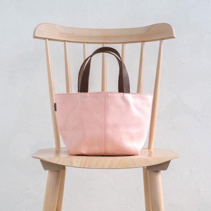 草木染ミニトート 桜染 - 手提包/手提袋 - 其他材质 粉红色