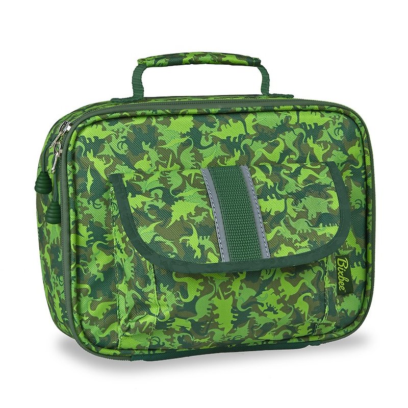 美国Bixbee彩印系列-丛林绿恐龙保温提袋 - 手提包/手提袋 - 聚酯纤维 绿色