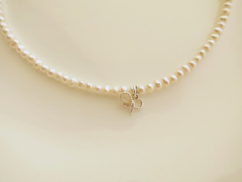 礼物 Cadeau - 项链 - 珍珠 白色