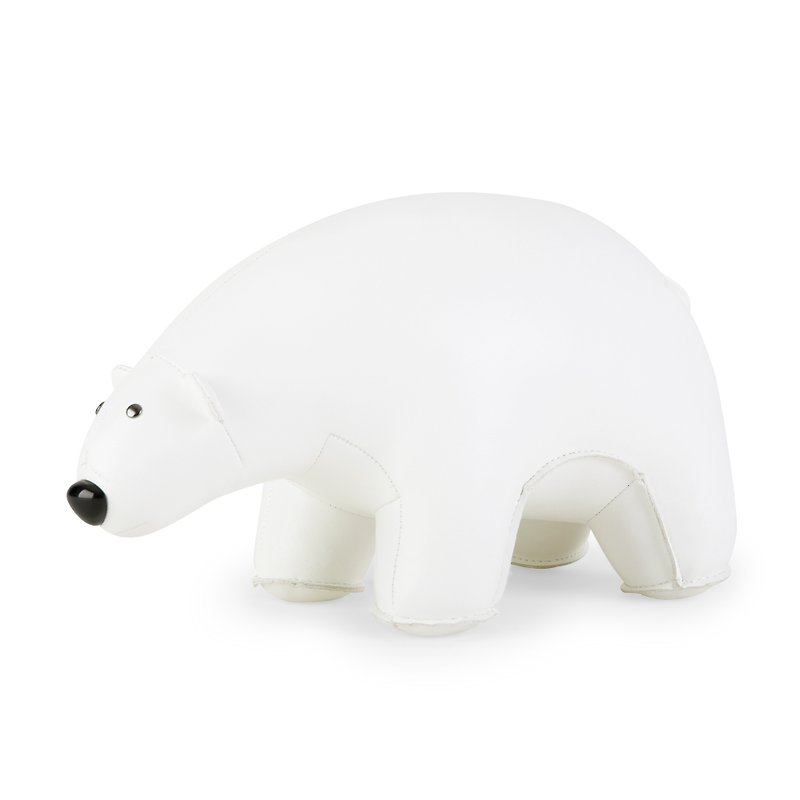 【售完即止】Zuny - Polar Bear 北极熊造型动物书挡 - 摆饰 - 人造皮革 多色