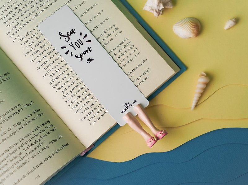 Pink Flip-Flops bookmark - 书签 - 其他材质 多色