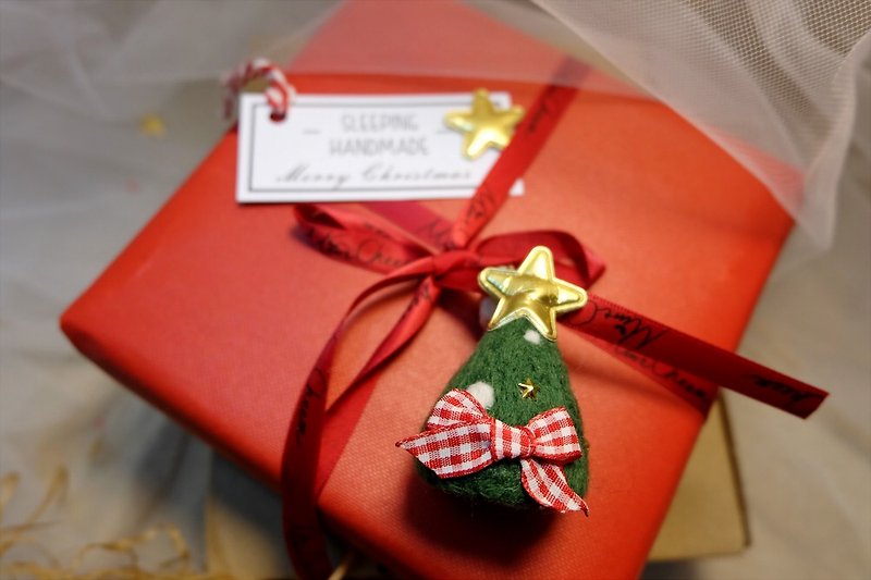 圣诞礼物 交换礼物 【为你挂上小星星】包挂/钥匙圈 - 钥匙链/钥匙包 - 羊毛 多色