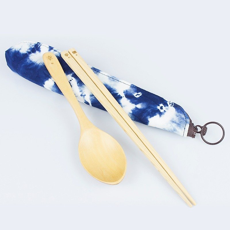 卓也蓝染 - 好食光 / 蓝染餐具组 - 筷子/筷架 - 其他材质 