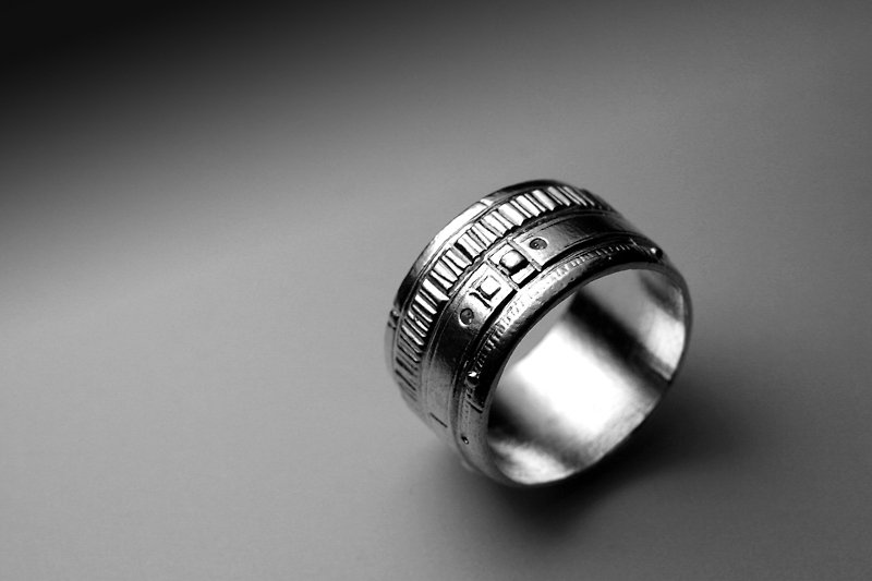 标准镜头银戒指 - 戒指 - 其他金属 银色