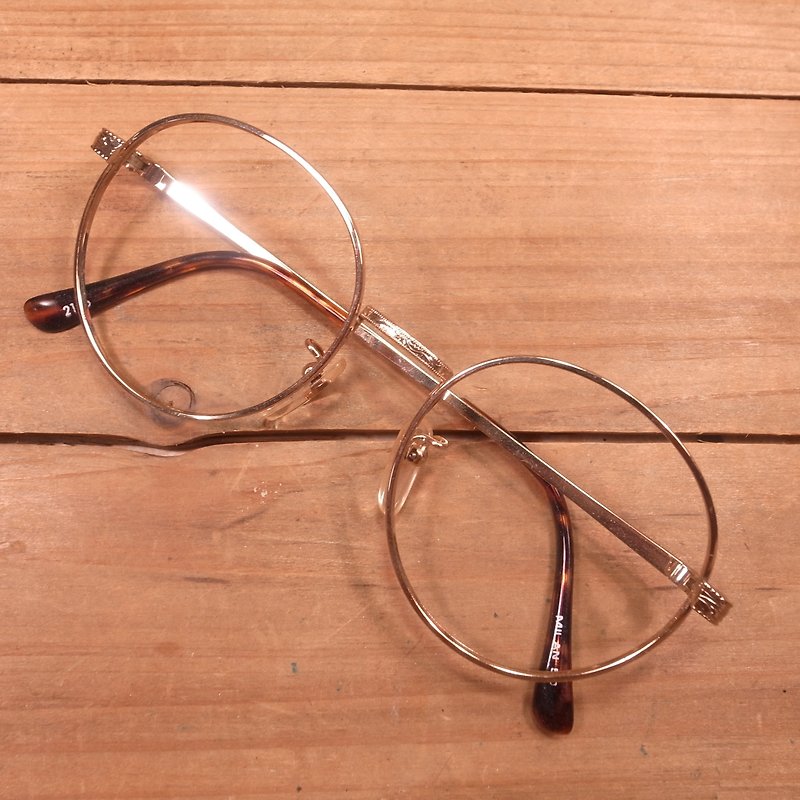 老骨头 圆框金属镜框Q  vintage - 眼镜/眼镜框 - 其他金属 金色