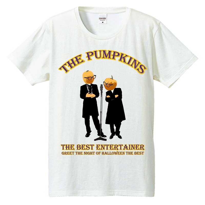 Tシャツ / The Pumpkins - 男装上衣/T 恤 - 棉．麻 白色