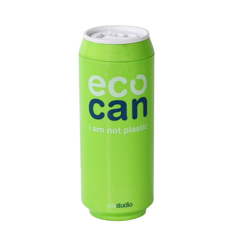 PLAStudio-创意设计-玉米环保杯-ECO CAN 绿色-420ml - 咖啡杯/马克杯 - 环保材料 绿色