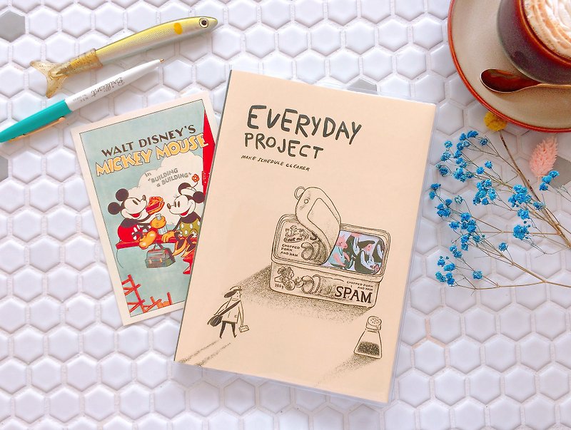迪梦奇 Everyday Project 每日项目志 [肉罐头] - 笔记本/手帐 - 纸 多色