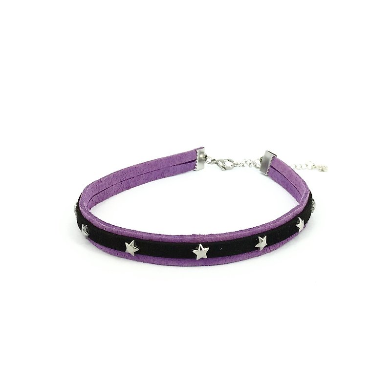 紫色星星颈链 - 项链 - 其他材质 紫色