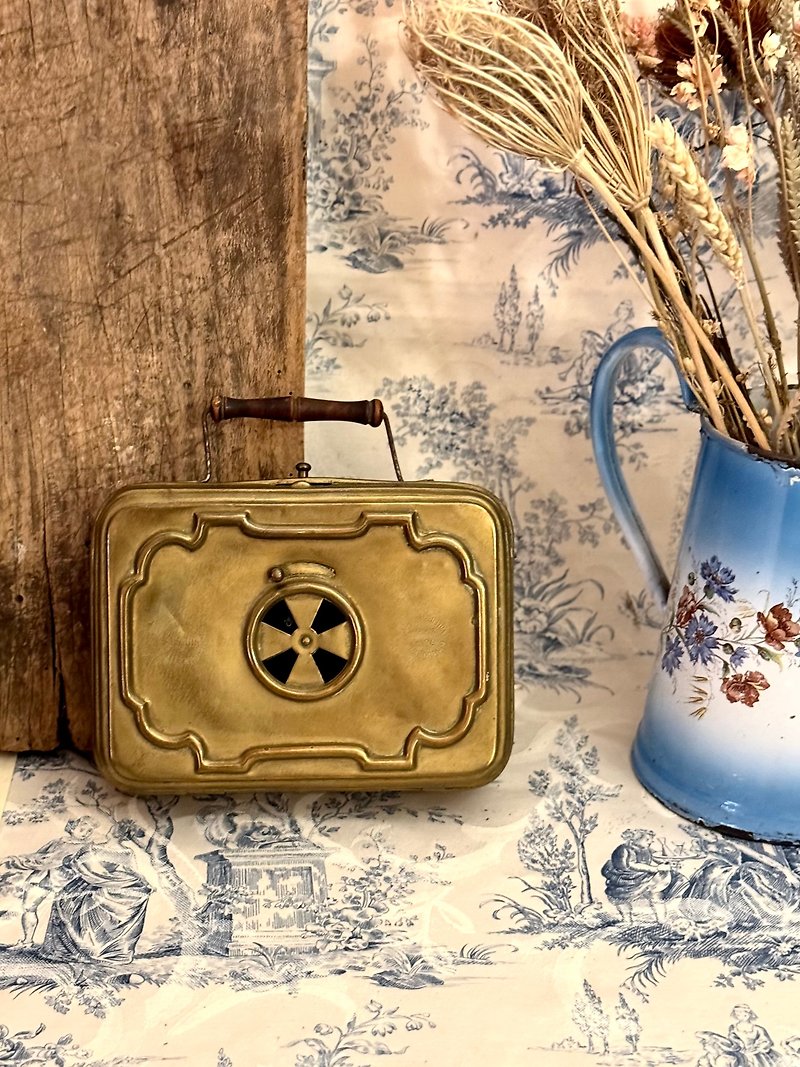40011 法国古董黄铜旅行用STOKER暖床器 - 摆饰 - 铜/黄铜 
