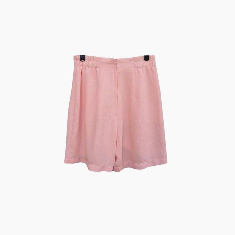 脱臼古着 / 粉色雪纺短裤 no.003 vintage - 女装短裤 - 聚酯纤维 粉红色