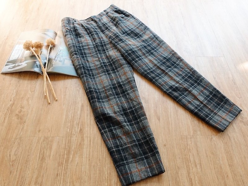 Vintage下着 / 毛料长裤 no.106 - 女装长裤 - 其他材质 多色