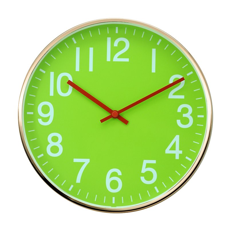 Special Green - 开心的绿色时钟(金属) - 时钟/闹钟 - 其他金属 绿色