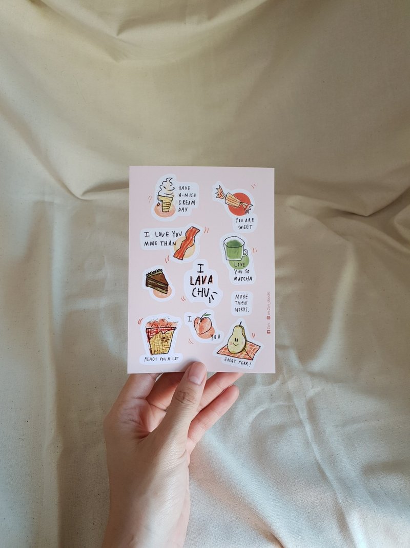 Sticker : I lava chu - 贴纸 - 纸 