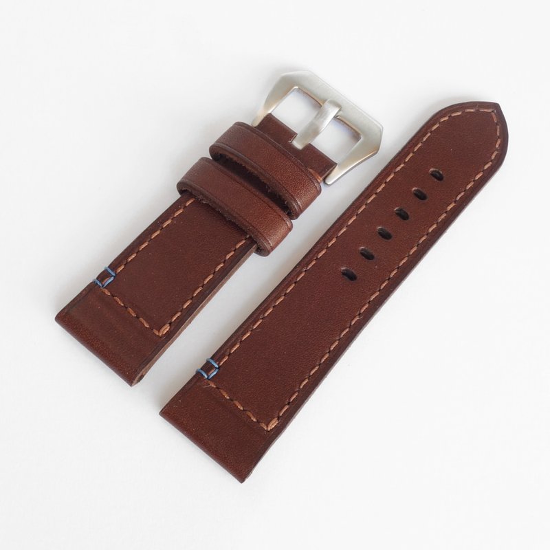 Brown Watch Strap, Panerai PAM style, genuine leather - 表带 - 真皮 咖啡色