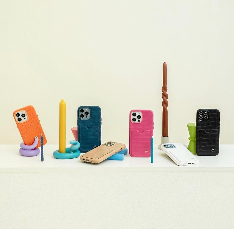 Alligator Vegan Leather Phone Case - 手机壳/手机套 - 环保材料 多色