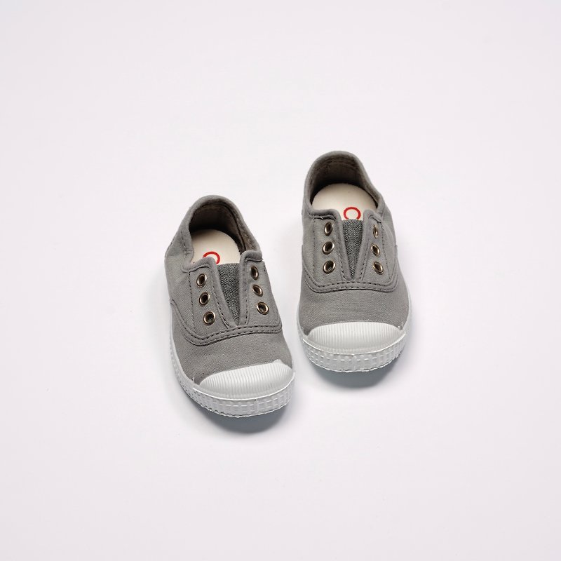 西班牙国民帆布鞋 CIENTA 70997 23 浅灰色 经典布料 童鞋 - 童装鞋 - 棉．麻 灰色