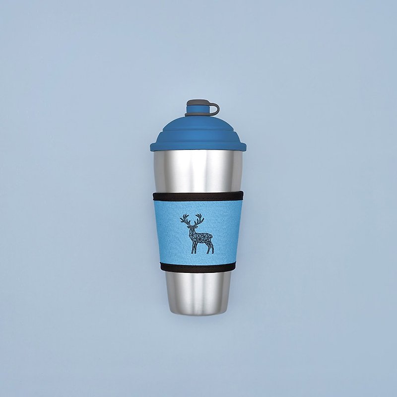 YCCT 感温杯套 - 驯鹿 - 喝咖啡的好伙伴 - 水壶/水瓶 - 棉．麻 多色