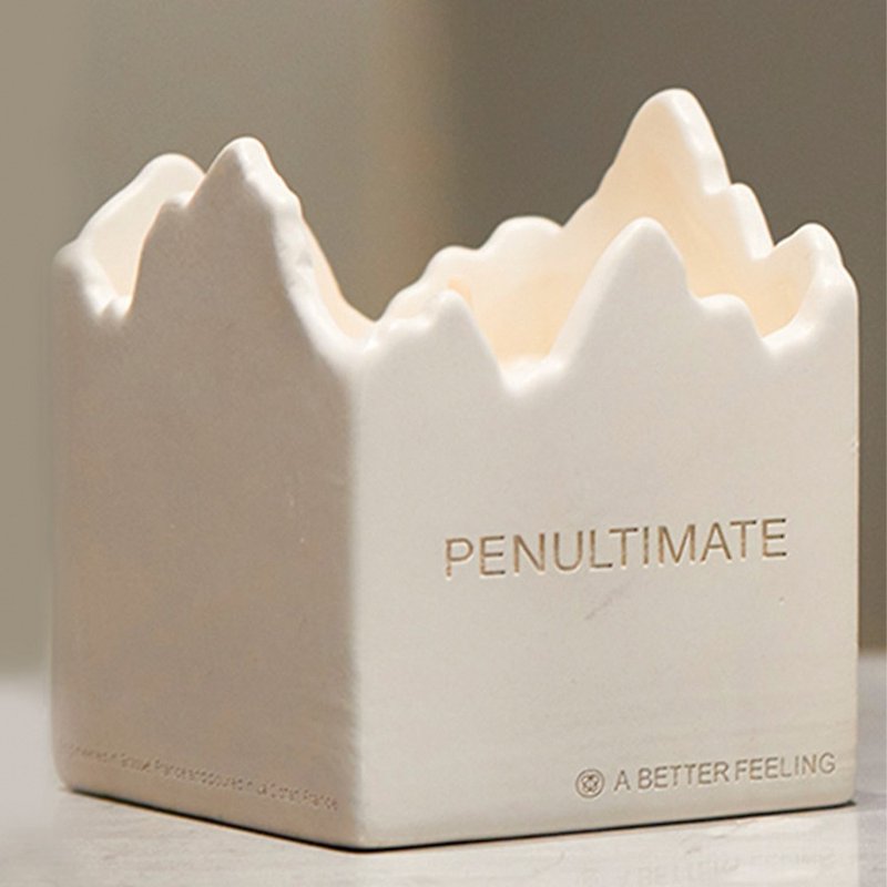 A BETTER FEELING | PENULTIMATE 陶瓷香氛蜡烛 - 蜡烛/烛台 - 瓷 白色