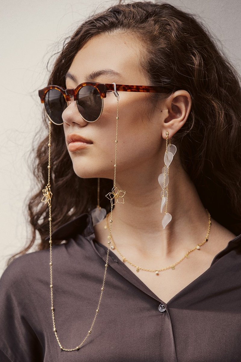 Ma Li Glasses Chain - 墨镜 - 其他材质 金色