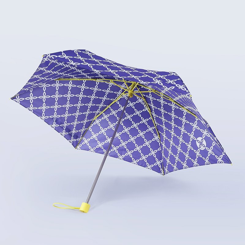 【绝版品出清】全塑胶超轻抗UV手开特殊伞-蝴蝶锁链 - 雨伞/雨衣 - 防水材质 紫色