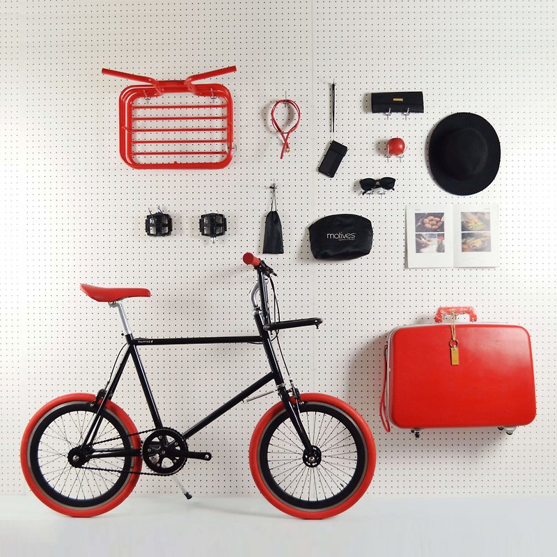 S E i c | 小径车Mini Velo _ Hashtag # Black - 自行车/周边 - 其他金属 红色