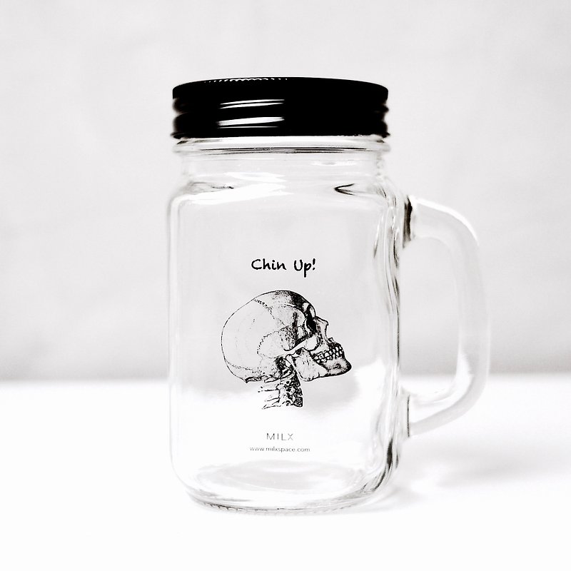 头骨罐 - 茶具/茶杯 - 玻璃 透明