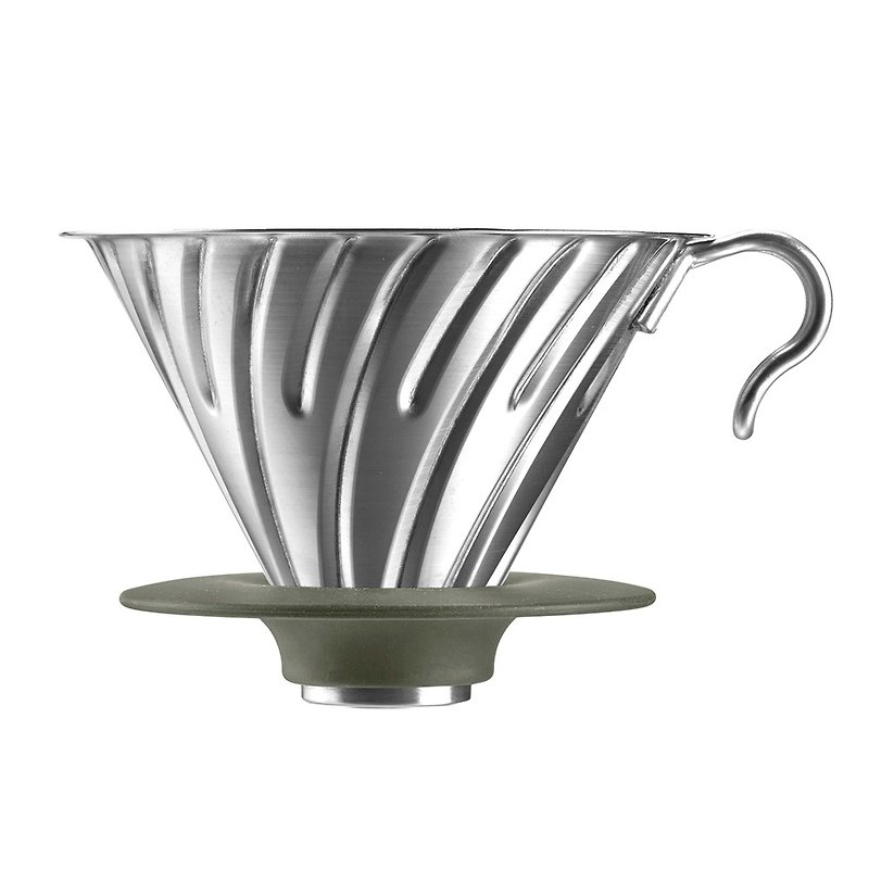 V60户外用金属滤杯 - 咖啡壶/周边 - 不锈钢 银色