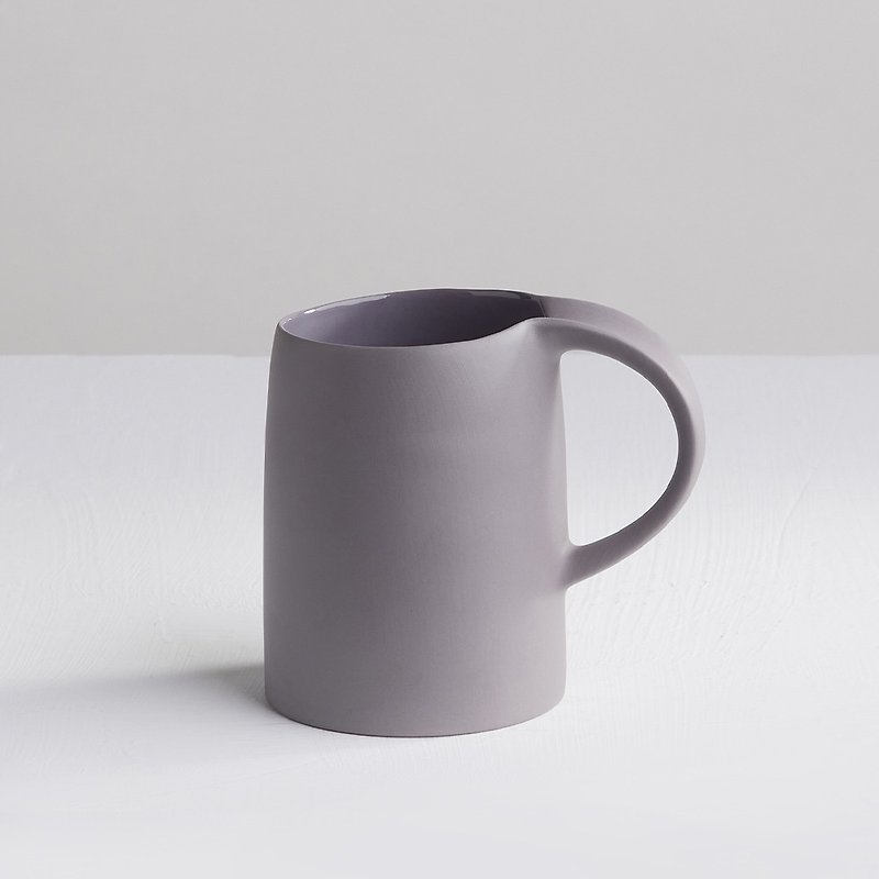 【3,co】水波马克杯 - 灰 - 咖啡杯/马克杯 - 瓷 灰色