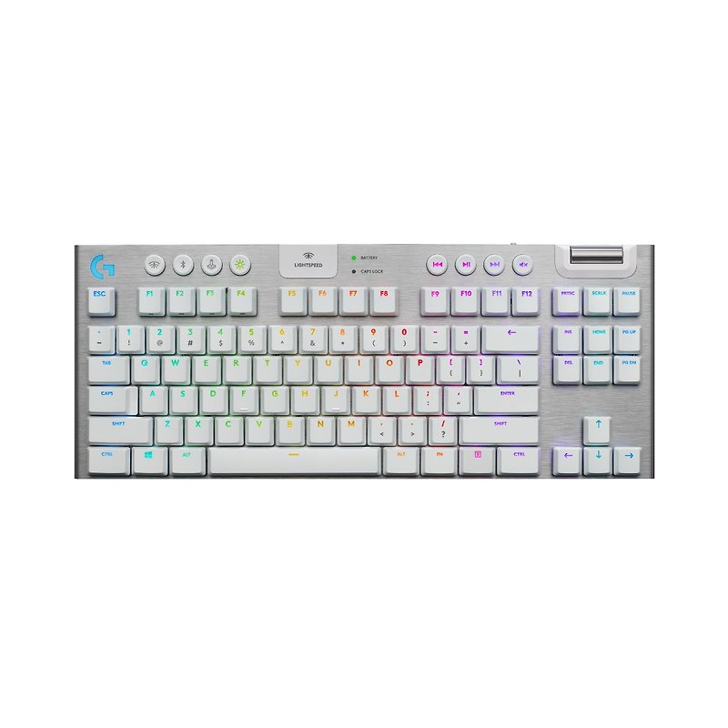 G913 TKL LIGHTSPEED无线RGB机械键盘 (2色) - 电脑配件 - 其他金属 银色