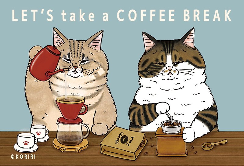 70片拼图-不可思议的猫世界 早安咖啡 - 拼图 - 纸 