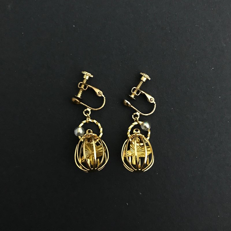 Goldenberry 耳勾 耳夹 - 耳环/耳夹 - 其他金属 金色