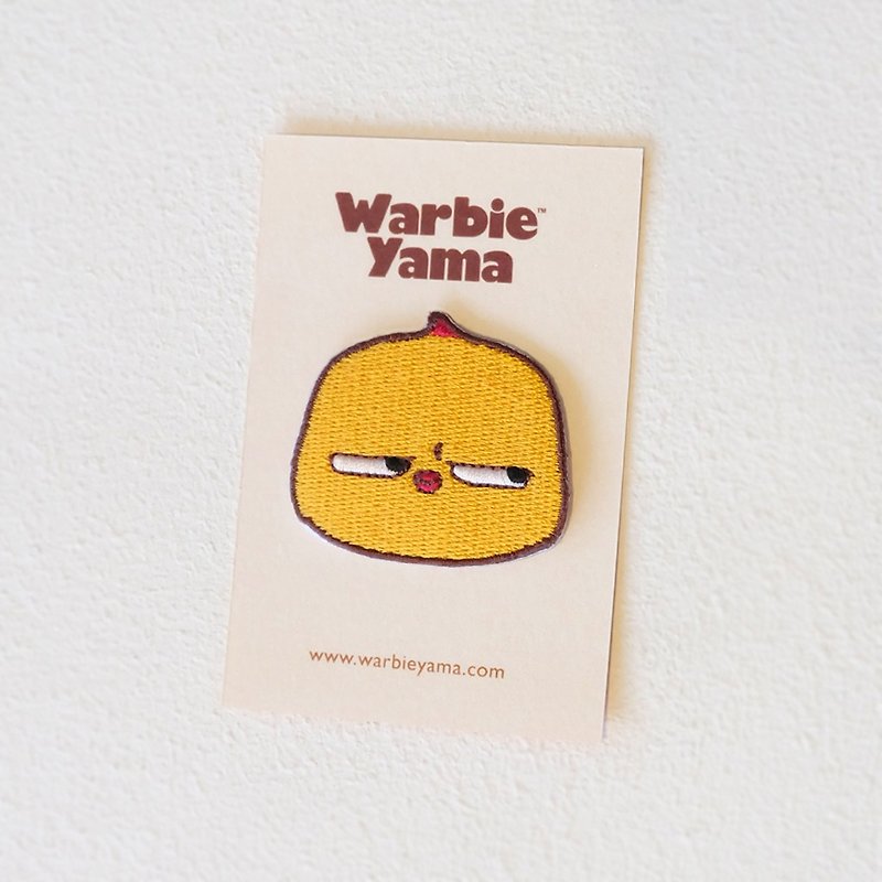 Warbie Iron On Patch ( yellow bird accessory) - 编织/刺绣/羊毛毡/裁缝 - 绣线 黄色