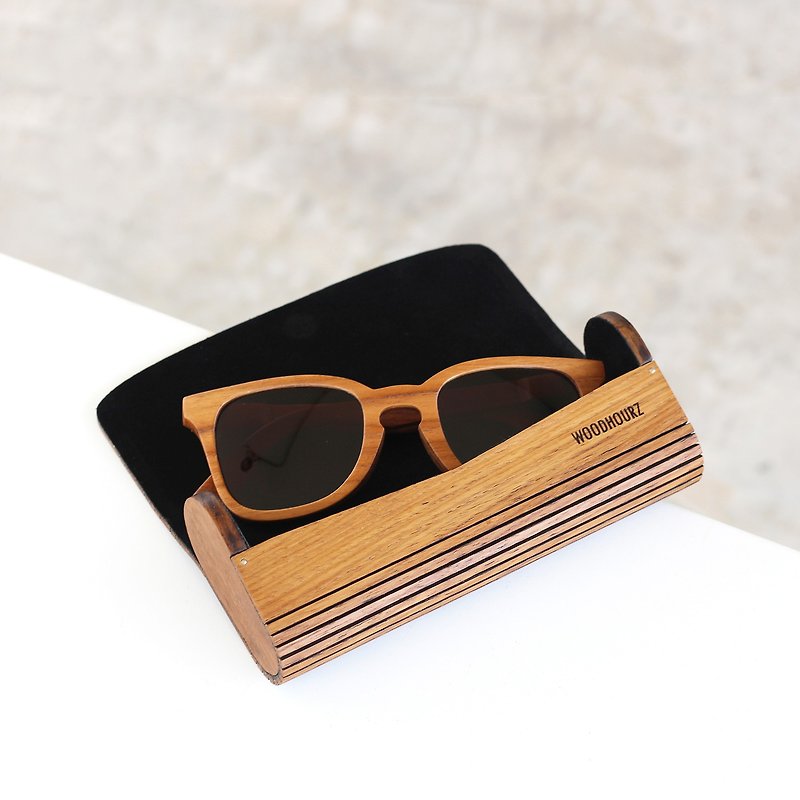 Wooden Sunglasses Box - 墨镜 - 木头 咖啡色
