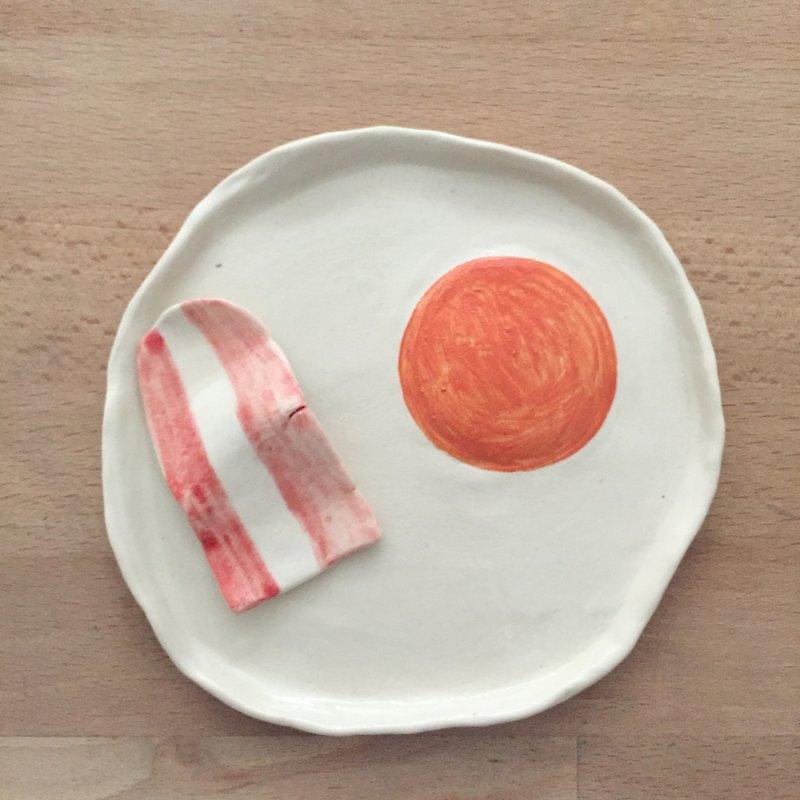 Egg & Bacon - 花瓶/陶器 - 其他材质 橘色