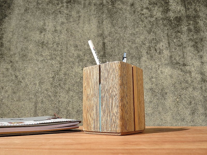 HO MOOD 解构系列—高楼 笔筒 - 笔筒/笔座 - 木头 咖啡色
