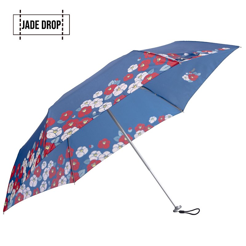 【JD美肤密织伞】江户物语。椿花蓝 Tsubaki Blue - 雨伞/雨衣 - 聚酯纤维 蓝色