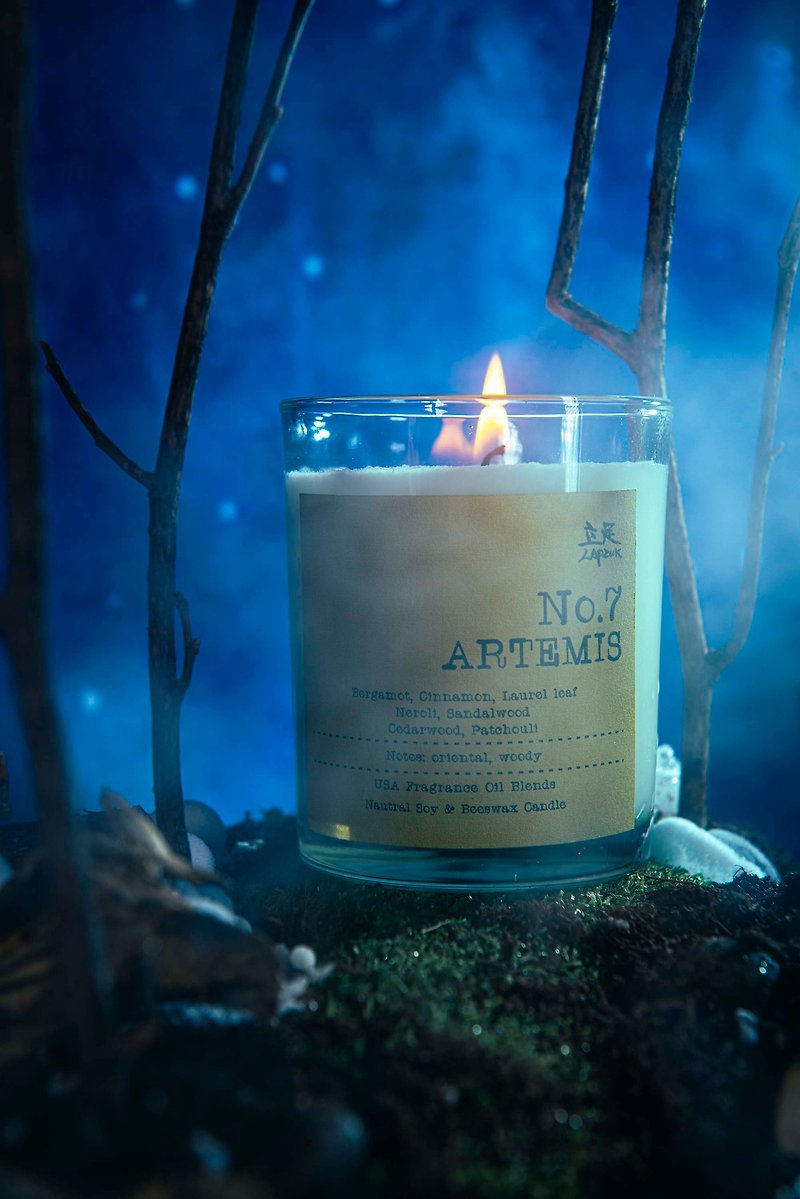 东方木香 | 阿缇蜜丝 No.7 Artemis - 天然大豆香氛蜡烛 - 蜡烛/烛台 - 蜡 卡其色