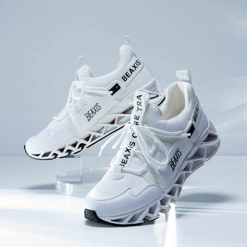BEAXIS CORE PLUS塑身核心运动鞋-白(AZ-838-WH) - 女款休闲鞋 - 其他人造纤维 白色