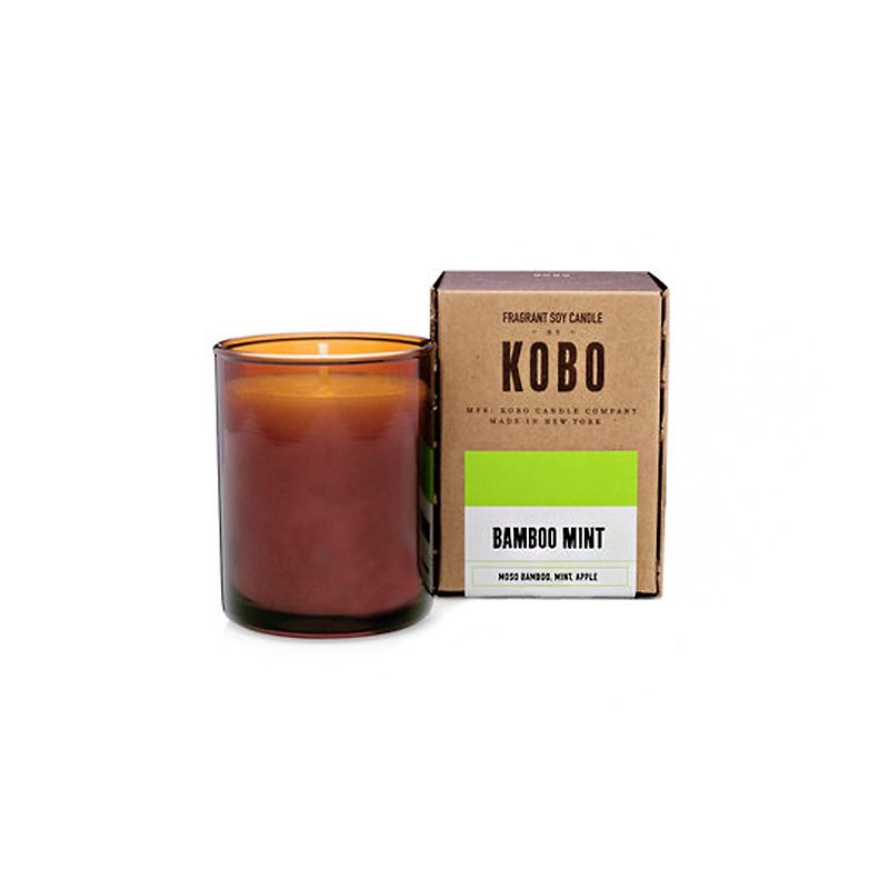 【KOBO】美国大豆精油蜡烛 - 青涩进行曲 (85g/可燃烧20hr) - 蜡烛/烛台 - 蜡 咖啡色