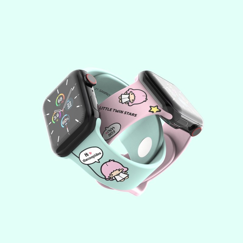 Little Twin Stars x HOOPS Apple Watch 42 / 44 / 45mm 表带 - 表带 - 塑料 