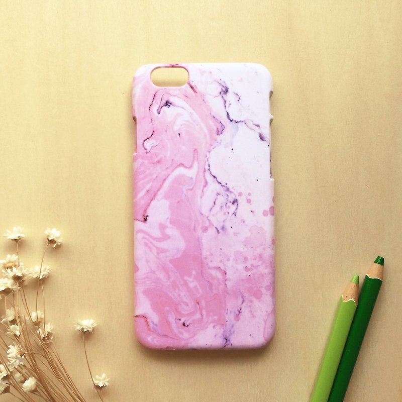 草莓牛奶大理石//原创手机壳-iPhone,HTC,Samsung,Sony,oppo,LG - 手机壳/手机套 - 塑料 粉红色