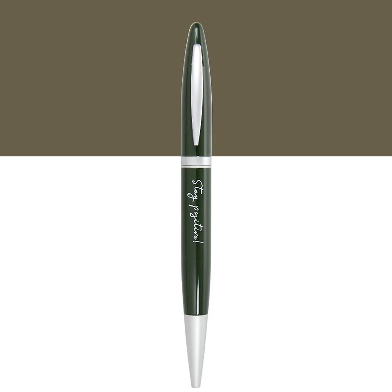 (含刻字)ARTEX life开心原子笔StayPositive - 圆珠笔/中性笔 - 铜/黄铜 绿色