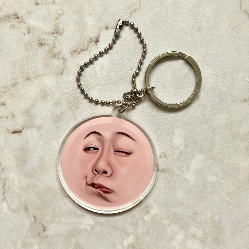 KEY RING ll KEY CHAIN :: face for someone no.10 - 吊饰 - 压克力 