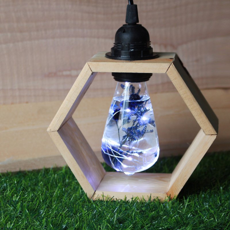 植物性液态灯泡 E27花火 含灯座 礼物 可加购刻字 - 灯具/灯饰 - 木头 