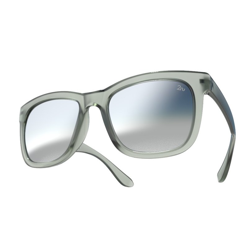 2NU - Fancy2 太阳眼镜 - Matte Grey - Silver Revo Lens - 眼镜/眼镜框 - 塑料 银色