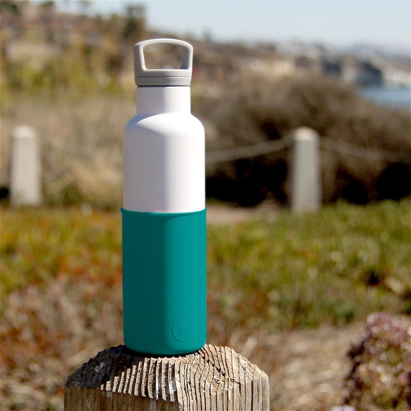 美国HYDY时尚保温水瓶 CinCin White系列 |深青-白瓶- 590ml - 水壶/水瓶 - 其他金属 多色