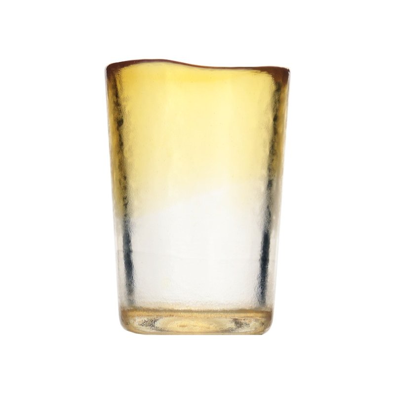 手感直口杯-琥珀250ml - 咖啡杯/马克杯 - 玻璃 橘色
