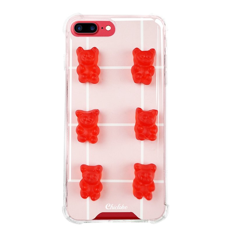 【小熊软糖-红】反重力防摔手机壳 - 手机壳/手机套 - 塑料 红色
