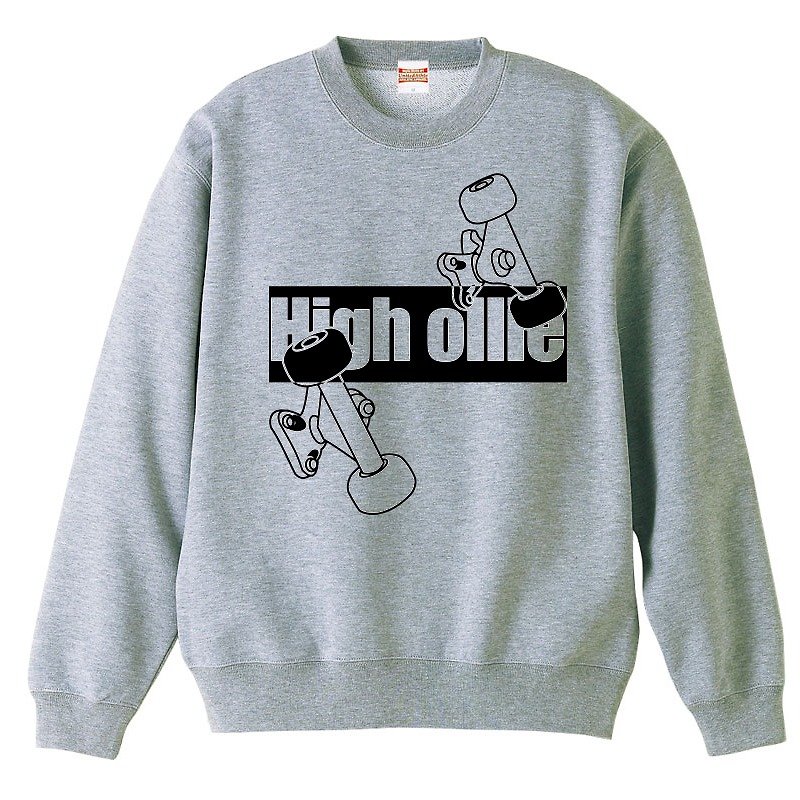 [スウェット] High Ollie - 男装上衣/T 恤 - 棉．麻 白色